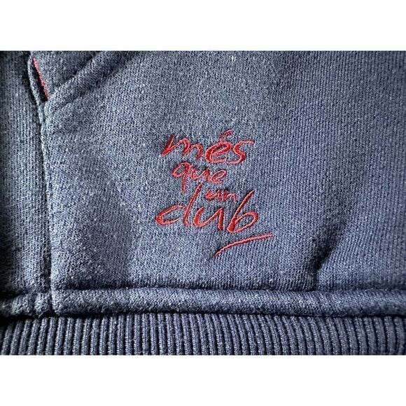 FCB FB Barcelona 1899 Hoodie Soccer Football Sweatshirt Men’s Large - Picture 7 of 10